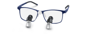 Angled Prismatic Loupes on Airon Frames